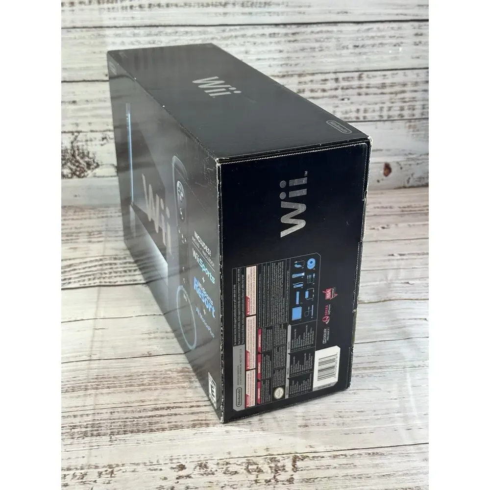 Nintendo Wii Console Bundle with Black Console and Accessories